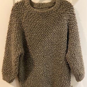 Gray Humanoid chunky sweater